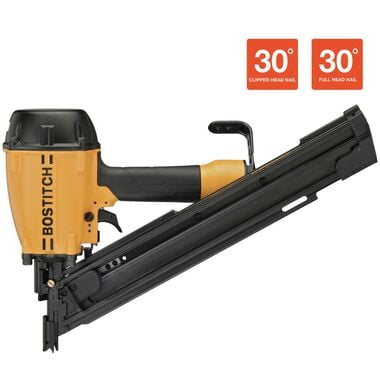 Bostitch 30 Degree Paper Tape Collated Framing Nailer
