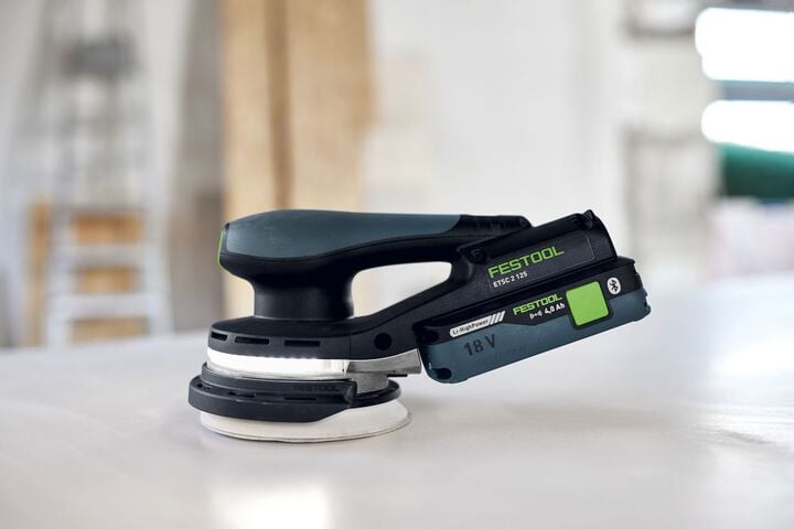Festool ETSC 2 125-Basic 4,0 I-Plus Cordless Orbital Sander Kit, large image number 6