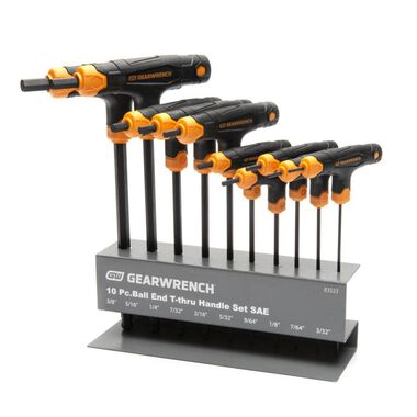 GEARWRENCH SAE Ball End T Handle Hex Key Set 10pc