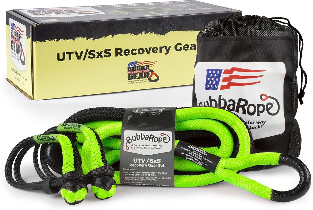 Bubba Rope 5/8 Inch x 20 Ft. Green Eye Off-Road UTV/SxS Gear Set, large image number 1