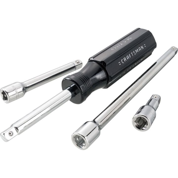 CRAFTSMAN 1/4 Inch Drive Extension Bar Set, 4 Pieces, large image number 0