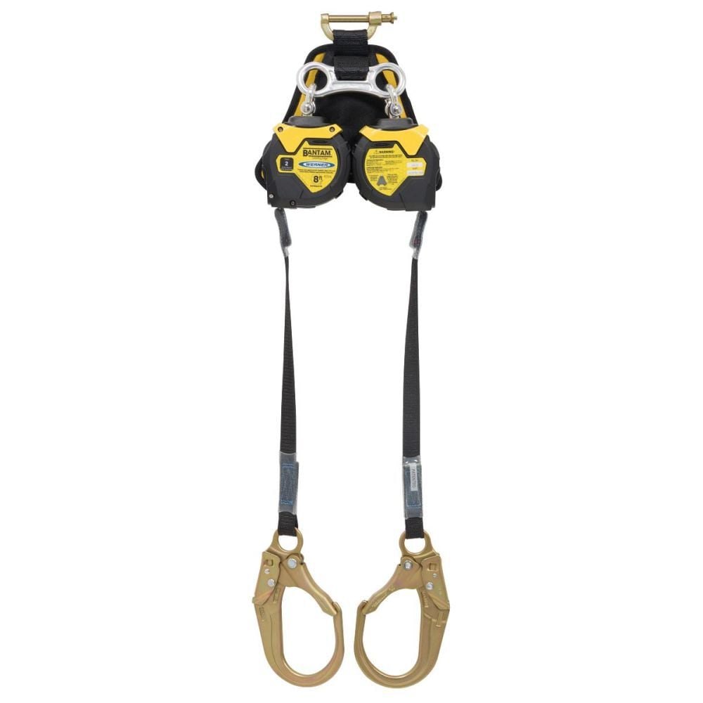Werner 8 Ft. Twin Leg Self Retracting Lifeline with Small Form Hook, large image number 3