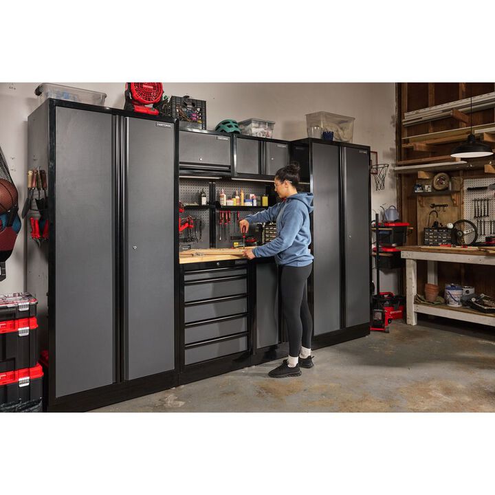 CRAFTSMAN Welded Floor Cabinet White and Black, large image number 6