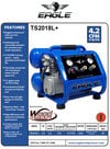 Eagle Compressor 2HP 4.2 Gallon Twin Stack Air Compressor, small image number 2