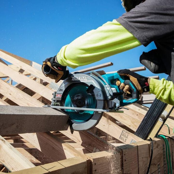 Makita 40V max XGT Circular Saw Kit Rear Handle 10 1/4in AWS Capable, large image number 18
