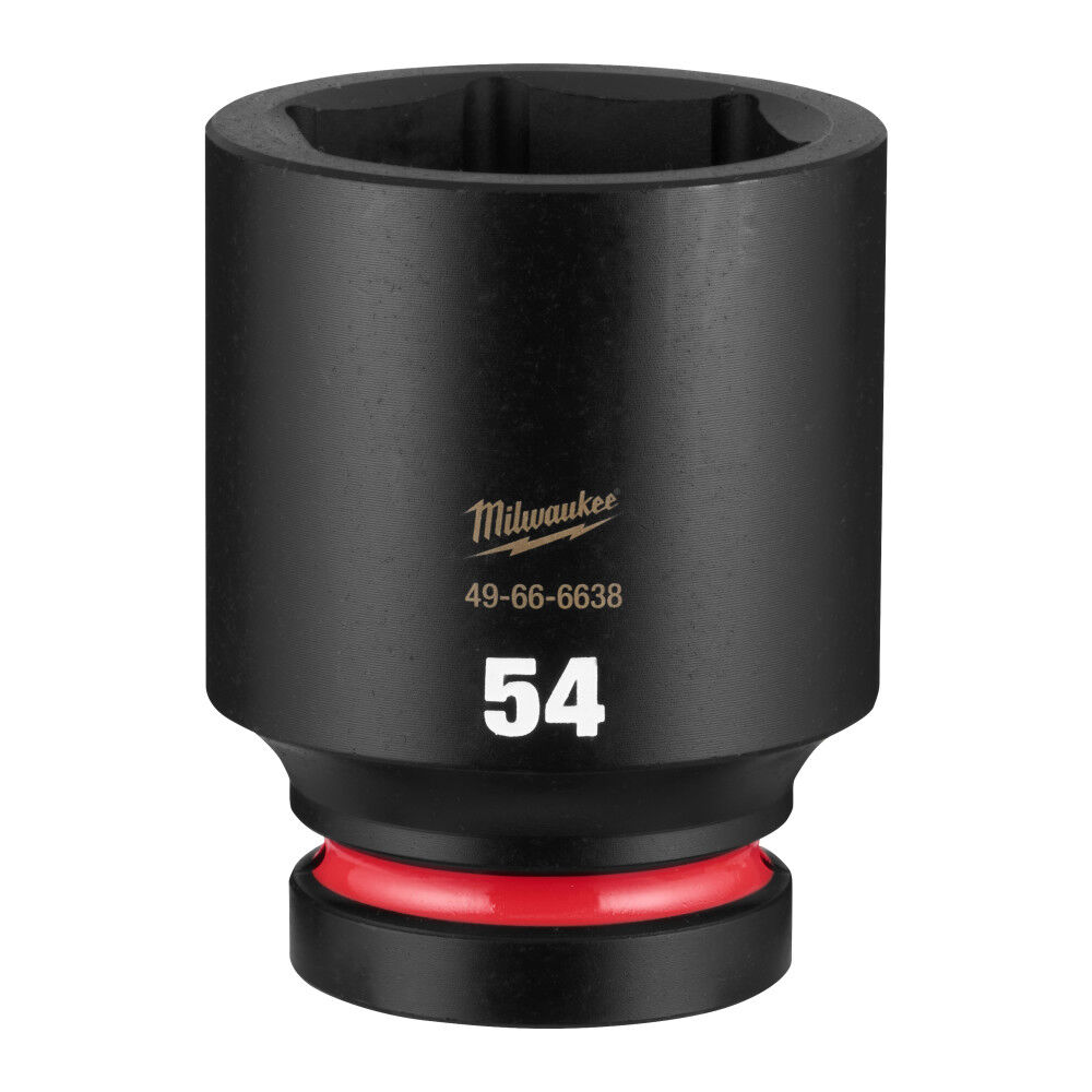 Milwaukee SHOCKWAVE Impact Duty 1 Inch Drive 54mm Deep 6 Point Socket - 49-66-6638