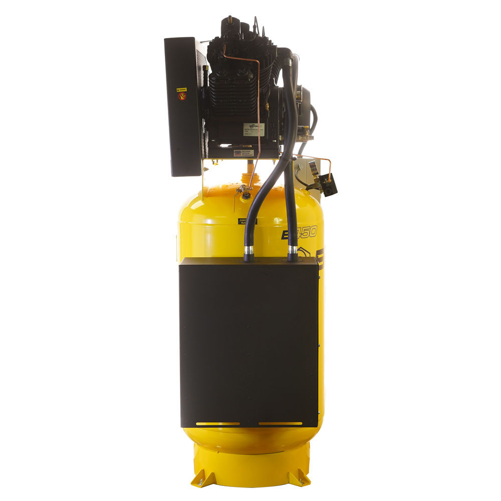 EMAX 460V 7.5HP 3PH 80 Gallon Vertical Air Compressor with Radiator, large image number 4
