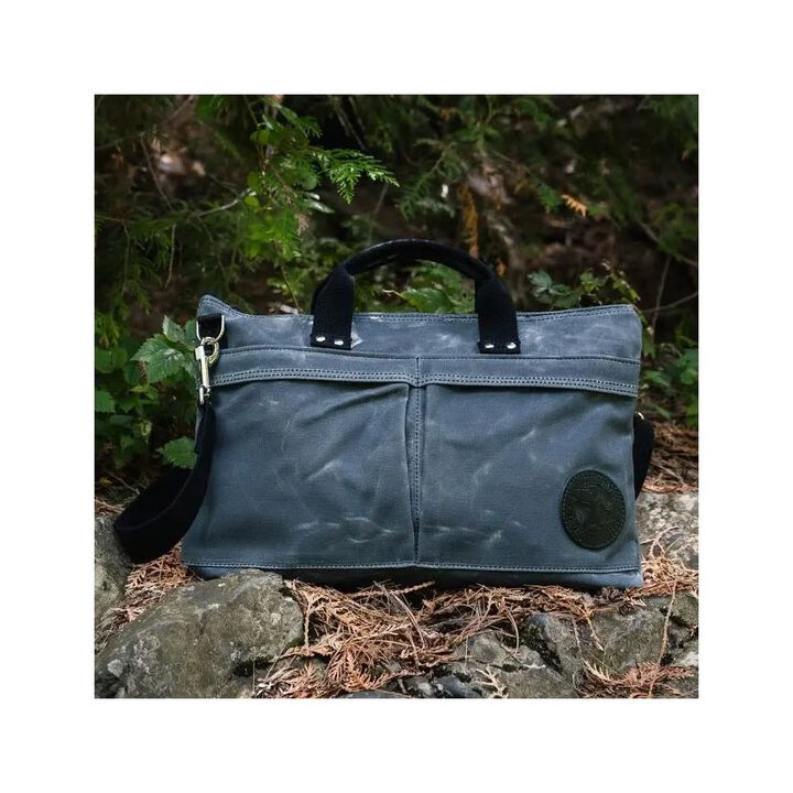 Duluth Pack Navy Nylon Lined City Briefcase, large image number 1