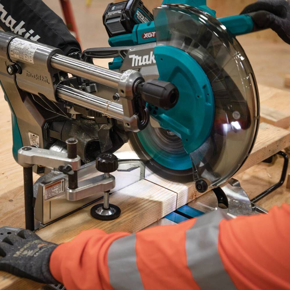 Makita 40V max XGT Dual Bevel Sliding Compound Miter Saw Kit 10in, large image number 6