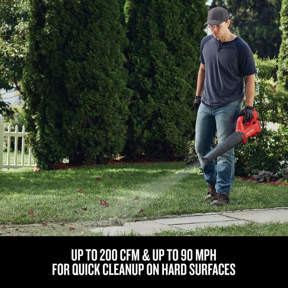 CRAFTSMAN V20* Cordless Hard Surface Blower 2Ah Kit, large image number 2