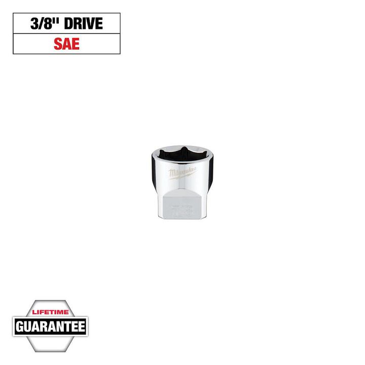 Milwaukee 3/8 in. Drive 7/8 in. SAE 6-Point Socket, large image number 8
