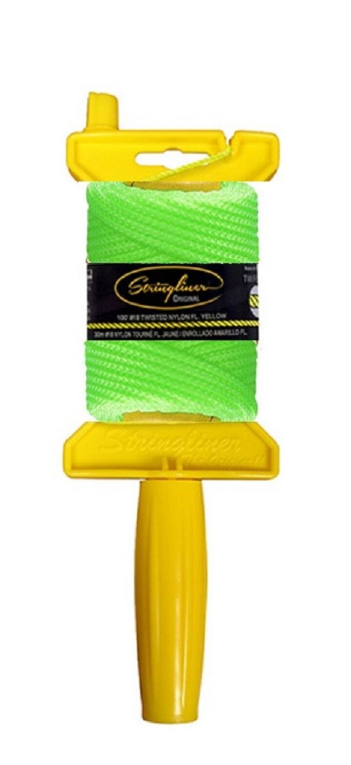 Stringliner Original Braided Fluorescent Green 100 ft with Reel