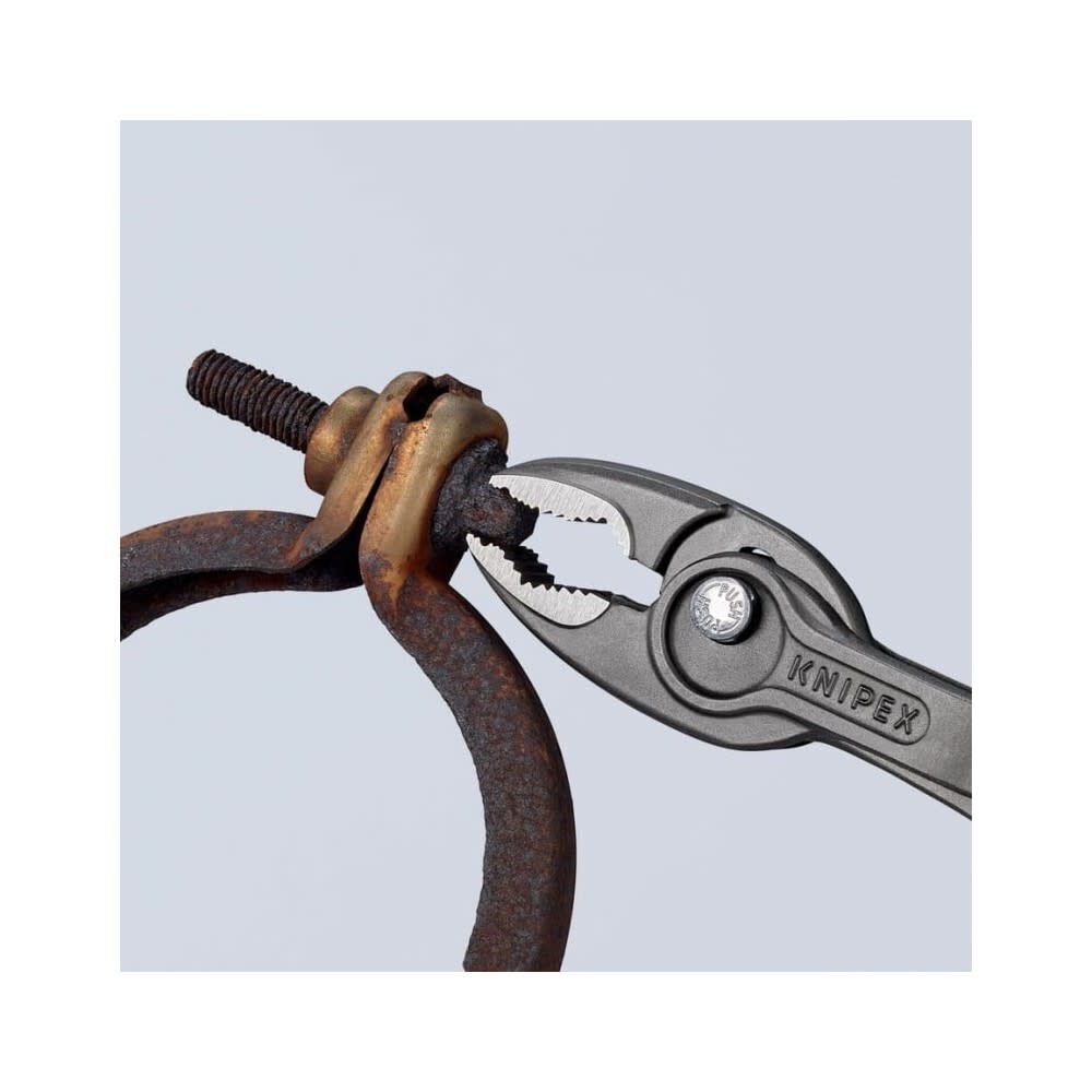 Knipex 10 Inch Steel TwinGrip Slip Joint Pliers with Dipped Handle, large image number 12