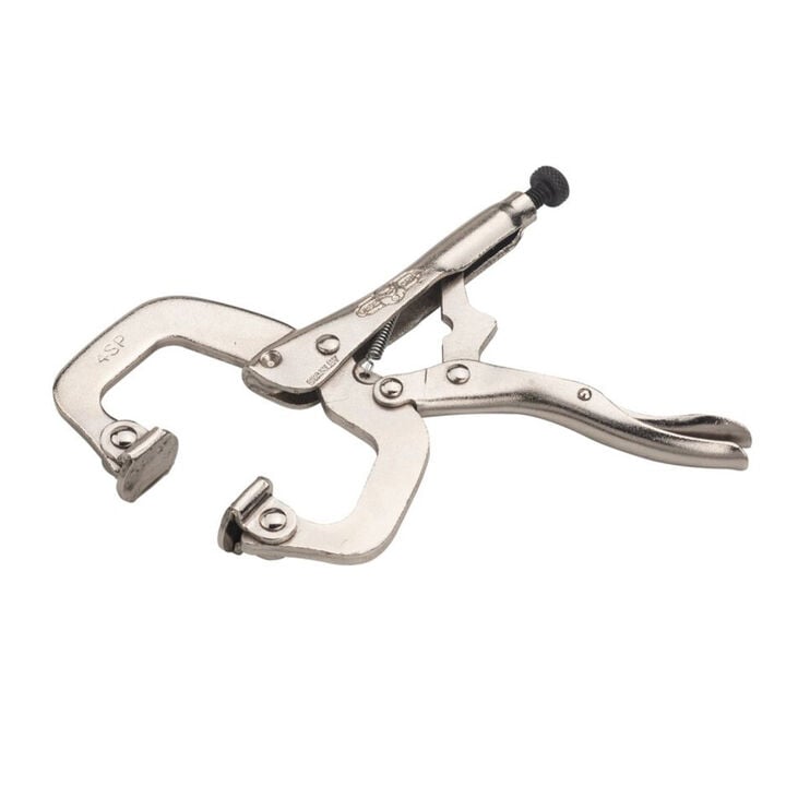 Stanley 4 Inch Swivel Tip C-Clamp Locking Pliers, large image number 1