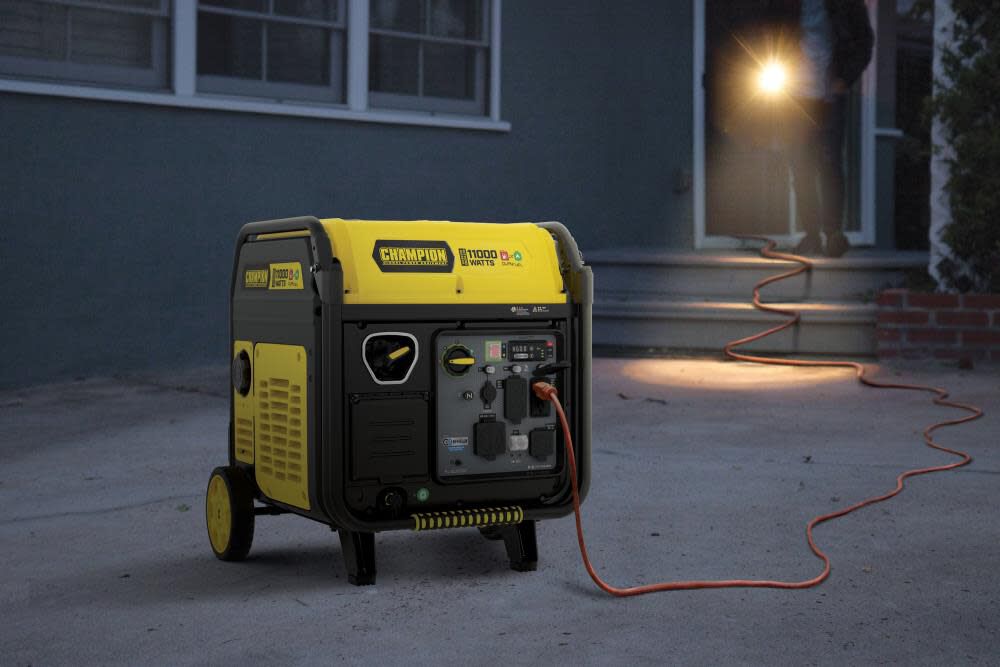 Champion Power Equipment 11,000-Watt Electric Start Dual Fuel 49 State Home Backup Portable Inverter Generator with Quiet Technology, large image number 6