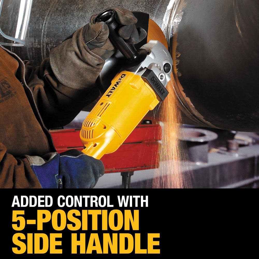 DEWALT 7-in and 9-in 5.3 HP Large Angle Grinder, large image number 6
