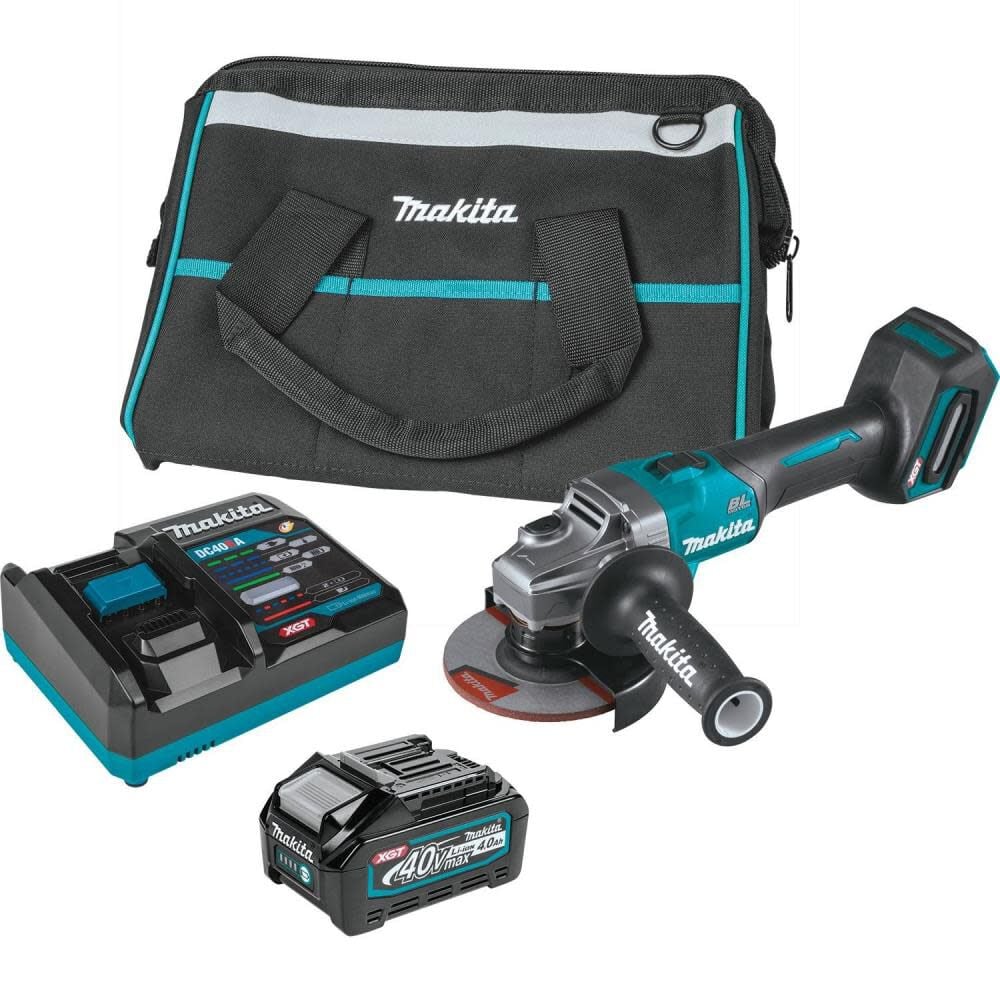 Makita 40V max XGT Angle Grinder Kit 4 1/2/5in – GAG01M1