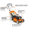 Stihl RM 655 YS Hydro Premium Gas Powered Push Lawn Mower, small image number 2