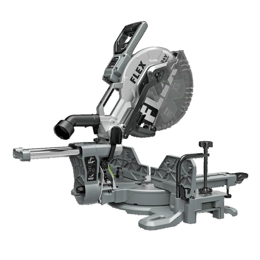 FLEX 24V Cordless 12 Inch Dual Bevel Sliding Miter Saw (Bare Tool), large image number 3