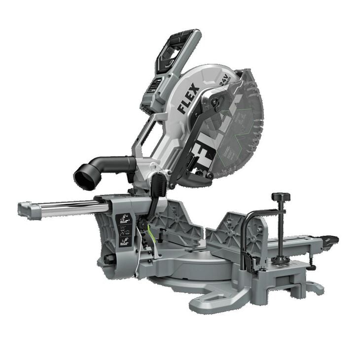 FLEX 24V Cordless 12 Inch Dual Bevel Sliding Miter Saw (Bare Tool), large image number 2