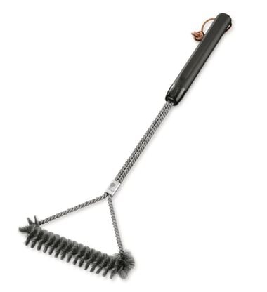 Weber Stainless Steel T-Style Grill Brush with 21In Handle, large image number 0