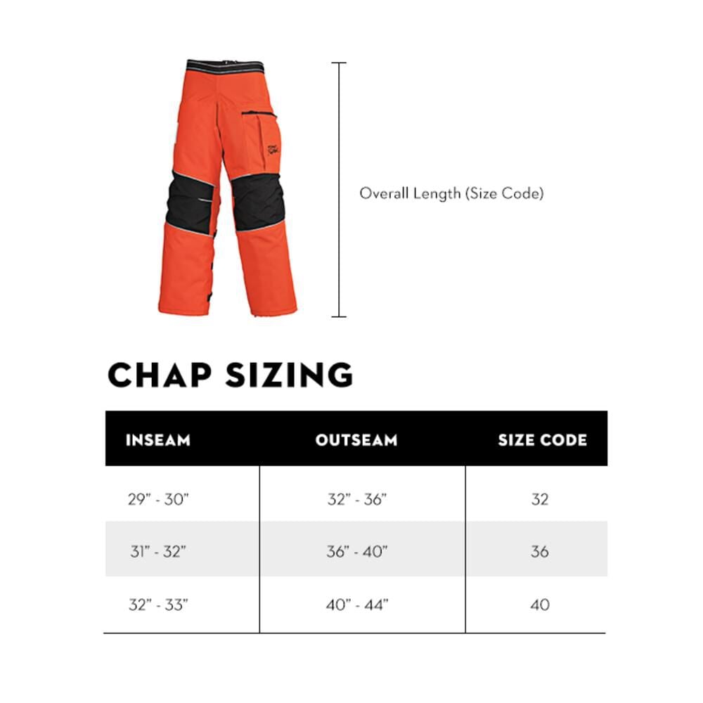 Stihl 36in 6 Layer Apron Chaps - Black, large image number 3