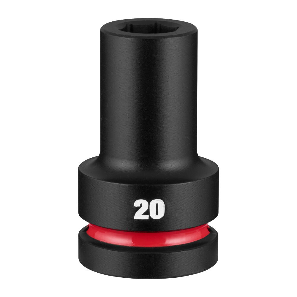 Milwaukee SHOCKWAVE Impact Duty 1 Inch Drive 20mm Deep 6 Point Socket - 49-66-6660