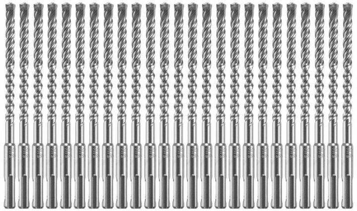Bosch 5/16 Inch x 4 Inch x 6 Inch SDS-plus Bulldog Xtreme Carbide Rotary Hammer Drill Bits 25 Piece, large image number 0