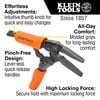 Klein Tools 3-Piece Locking Curved Pliers Set, Long Nose 6-Inch, Curved Jaw 7- and 10-Inch, small image number 3