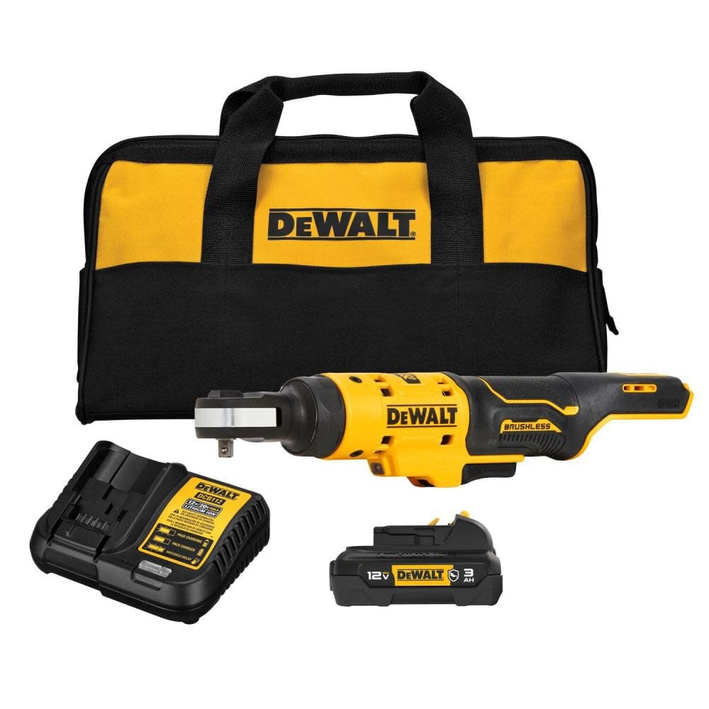 DEWALT XTREME 12V MAX 1/4in Ratchet Brushless Kit - DCF504GG1