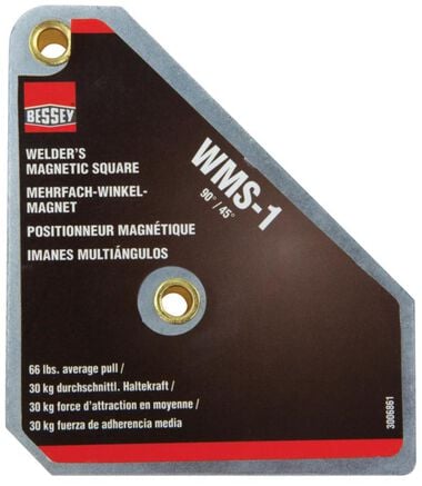 Bessey Welder's Magnetic Set-Up Square 90 and 45 Degree Angles, large image number 0