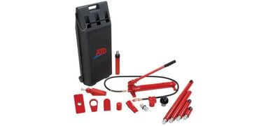 Delegard Tool Porto-Power 10 Ton Hydraulic Body Repair Jack Kit