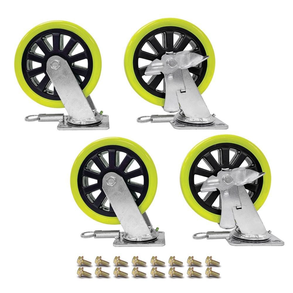 Magnum Tool Group 8 Inch Pro Series Max Endurance Caster Set - DO-APP