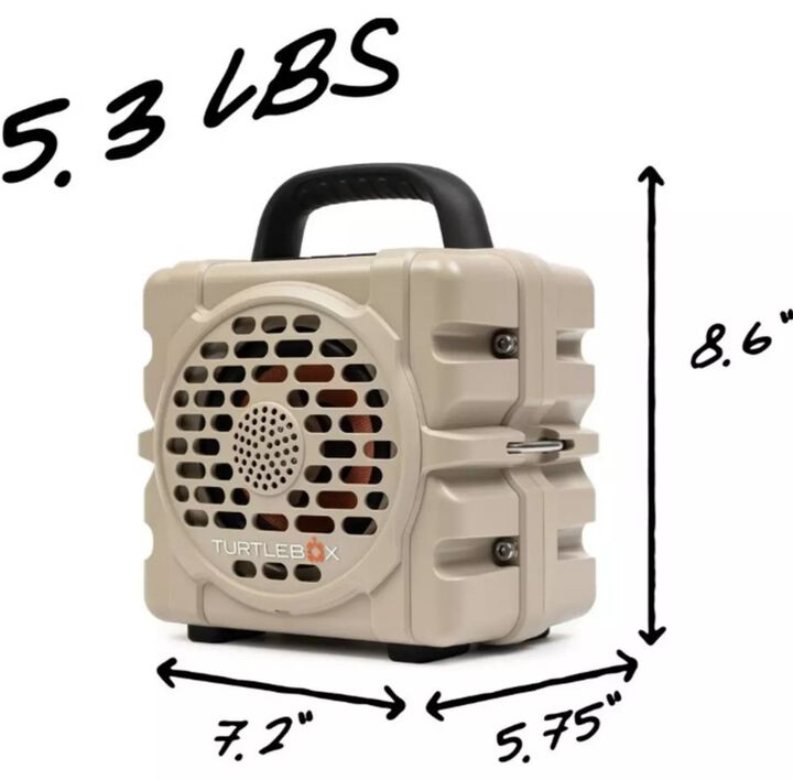 Turtlebox Cub Speaker Tan, large image number 1
