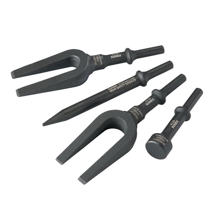Sunex Air Hammer Chisel Pneumatic Separator Set 3 Pieces