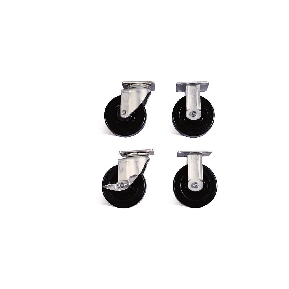 Knaack 6in Caster Set with Brakes (4pc), large image number 2