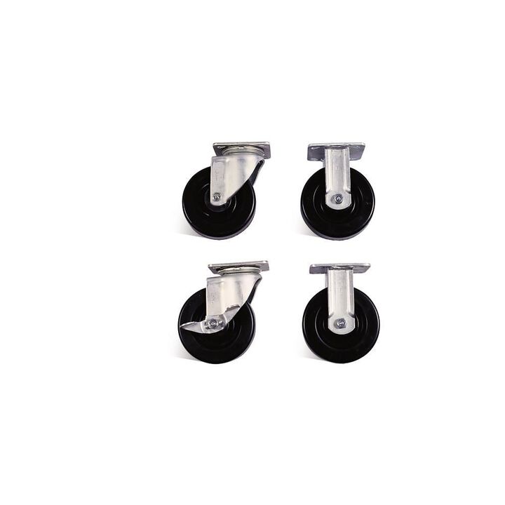 Knaack 6in Caster Set with Brakes (4pc), large image number 1