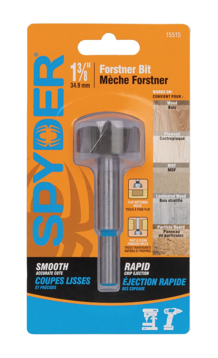 Spyder 1-3/8 Inch Forstner Bit