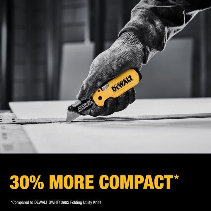 DEWALT Pocket Knife W/Ball-Bearing Assist & Utility Knife Set Bundle, large image number 9