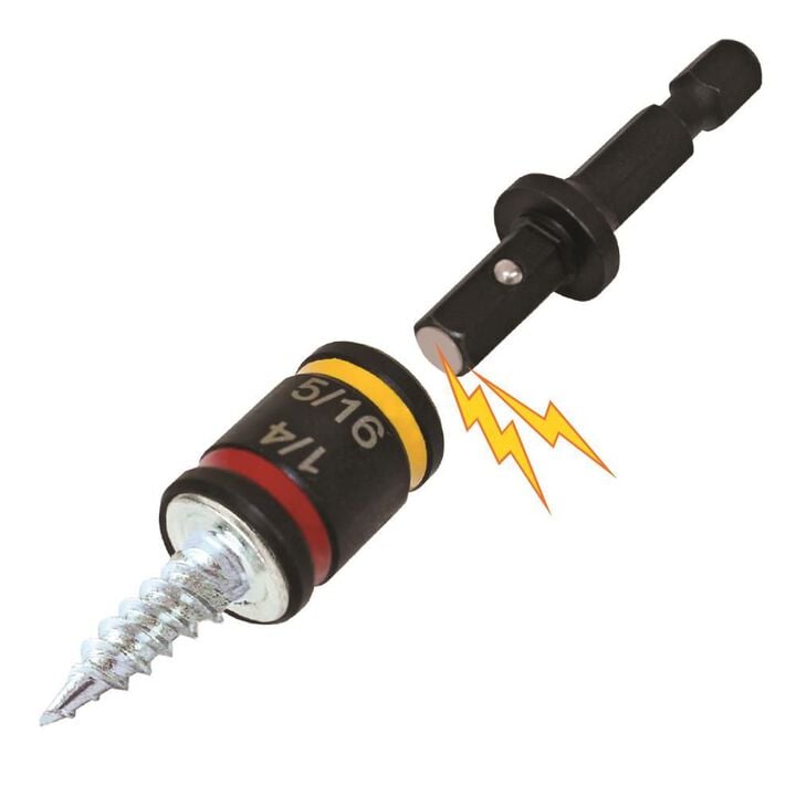 Malco Products 1/4in 5/16in Cleanable Magnetic Hex Driver, large image number 6