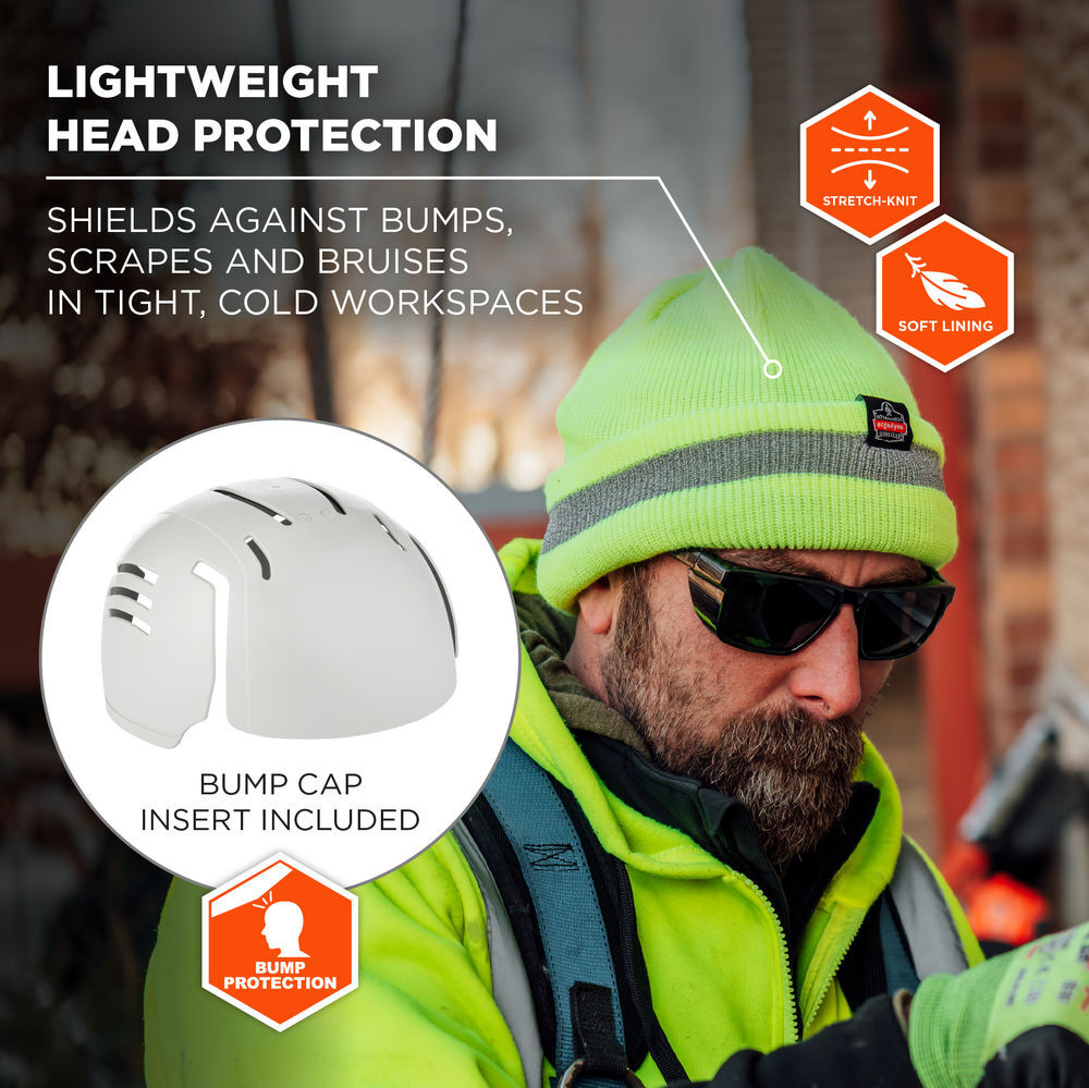 Ergodyne 6803ZI Reflective Beanie with UBCI Lime, large image number 3