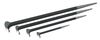 Sunex 4 piece Steel Pry Bar Set with Ground Pointed End, small