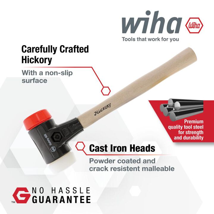 Wiha Split Head Mallet Set 50mm 7pc, large image number 1