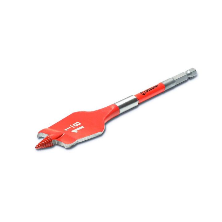 Crescent 1 1/8 in x 6 in Screw Point Spade Drill Bit, large image number 1