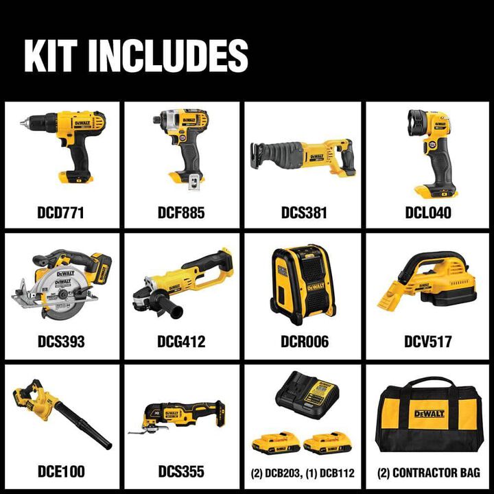DEWALT 20V MAX 10 Tool Combo Kit, large image number 6