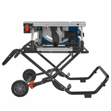 Bosch 10in Jobsite Table Saw with Gravity-Rise Wheeled Stand, large image number 4