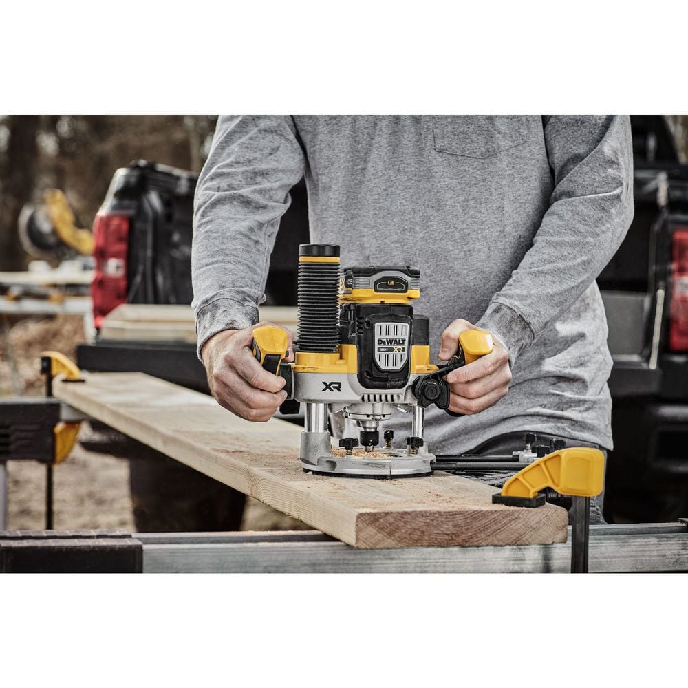 DEWALT 20V MAX XR 2-1/4 Peak HP Plunge Router (Bare Tool), large image number 11