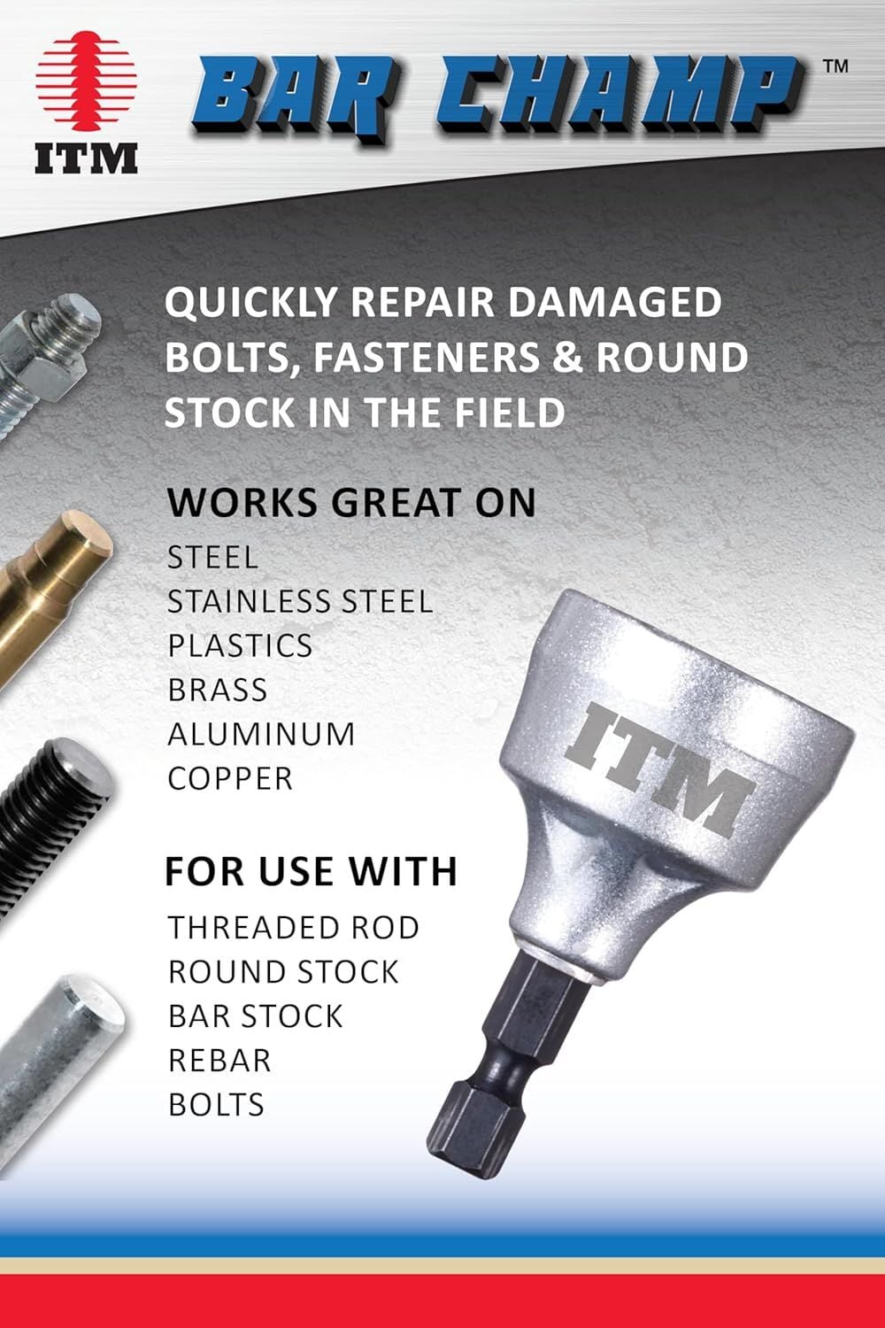 ITM Small 1/8 - 3/4 Inch M2 Steel Blade Bar Champ Outer Reamer, large image number 3