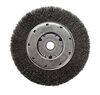 United Abrasives 6 Inch x 5/8 Inch 1/2 Inch 6000 RPM Carbon Steel Bench Wire Wheel, small image number 1