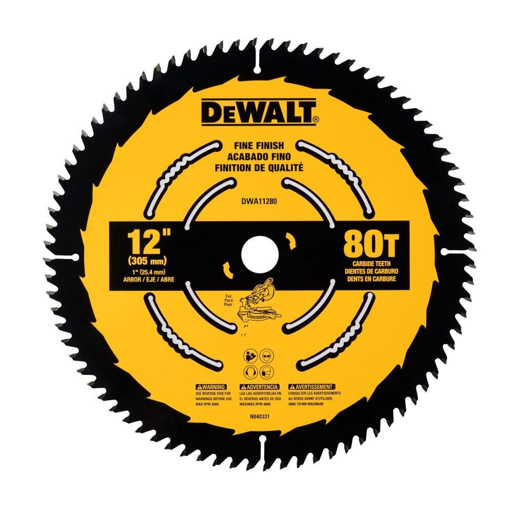 DEWALT Circular Saw Blade 12in 80T – DWA11280